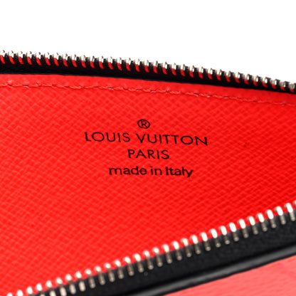 Louis Vuitton Taigarama Coin Card Holder Fire Red 6 of 6