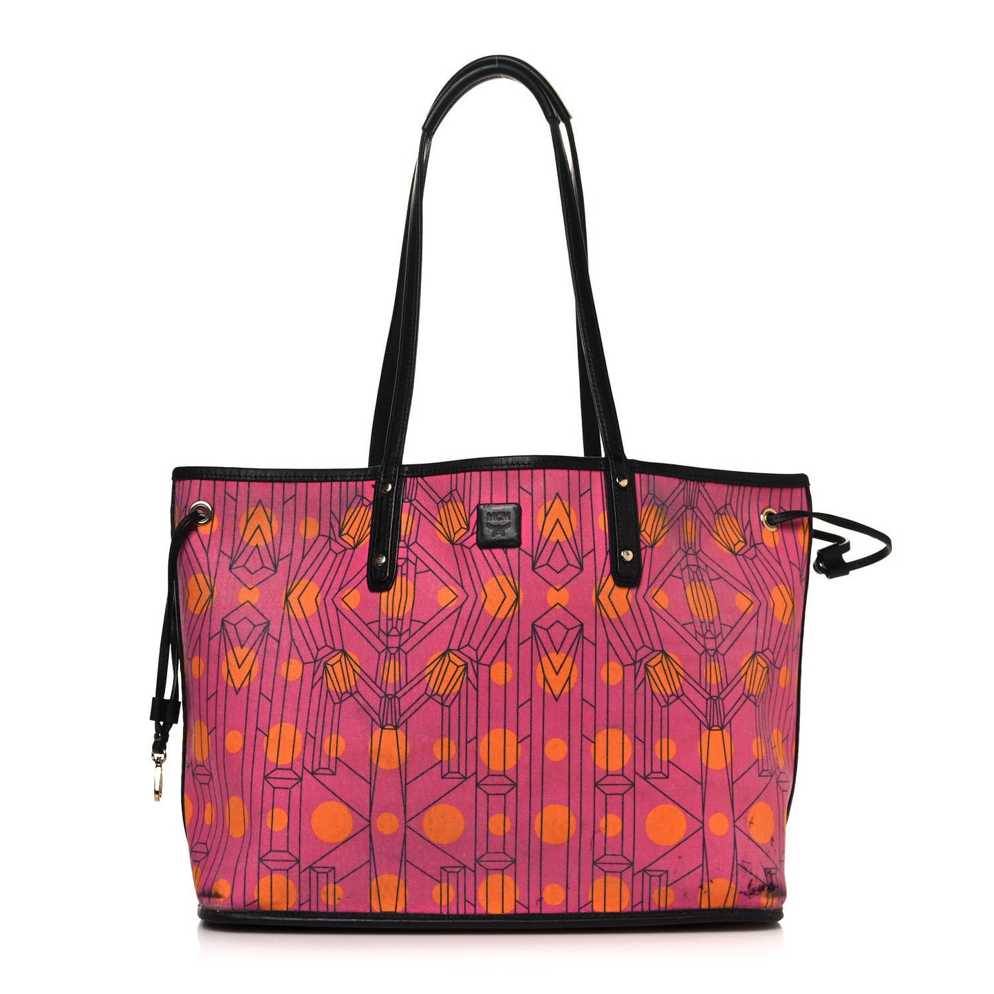 Visetos Medium Reversible Liz Shopper Tote Pink