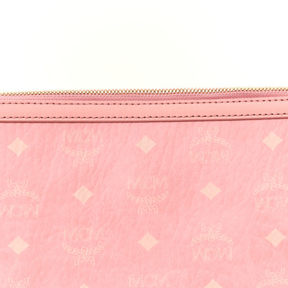 MCM Viseto Stark Wristlet Pouch Blossom Pink 7 of 10