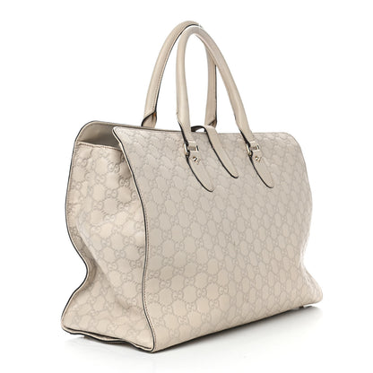 Gucci Guccissima Piston Tote Off White 2 of 19