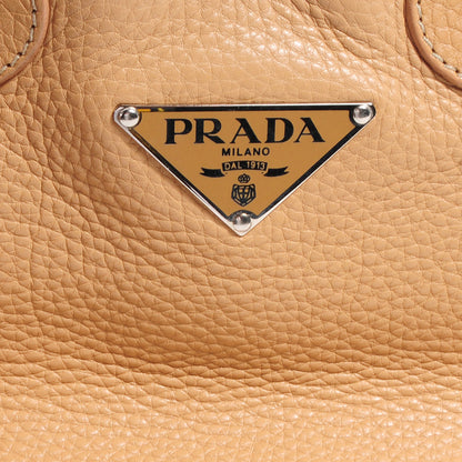 Prada Vitello Daino Box Shoulder Bag Naturale 6 of 9