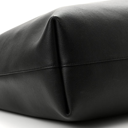 Saint Laurent Calfskin Large Shopping Tote Black 10 of 11