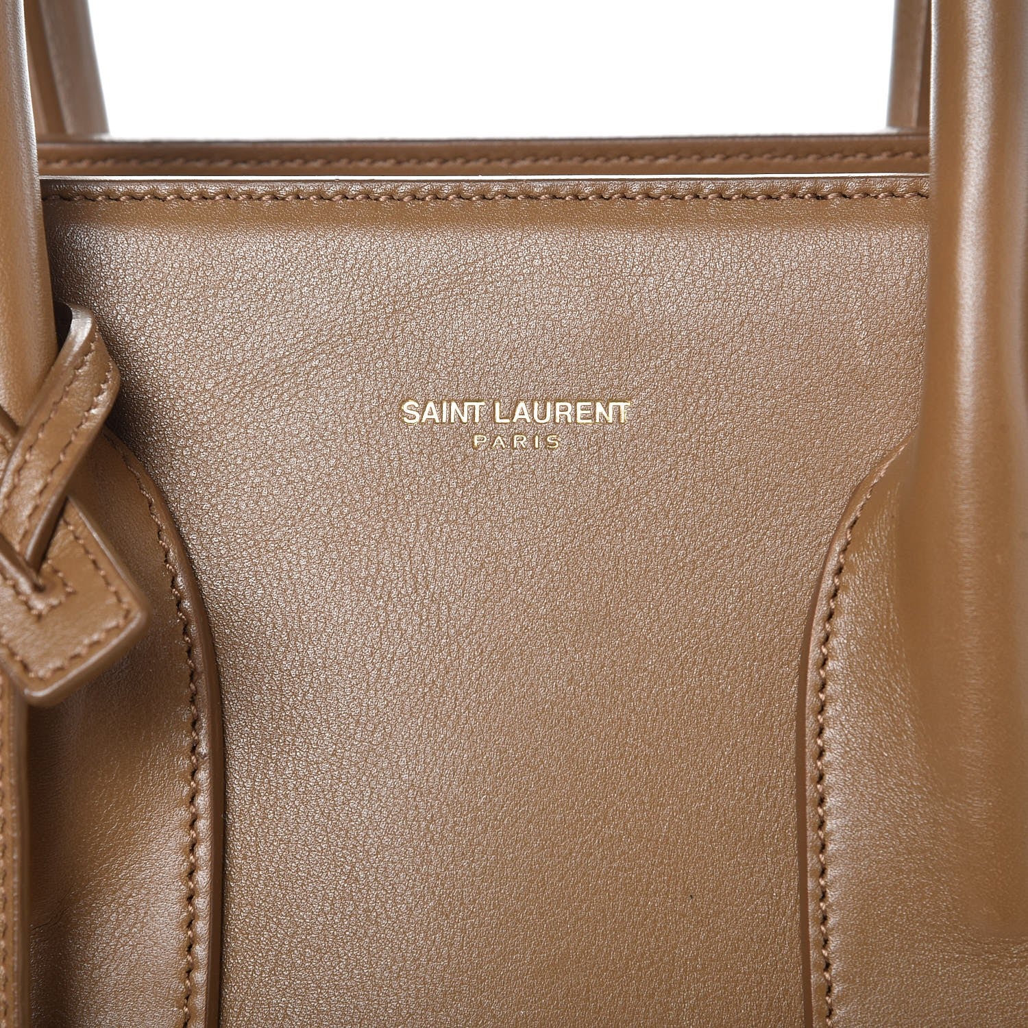 Saint Laurent Calfskin Small Sac De Jour Taupe 7 of 9
