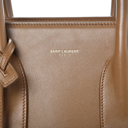 Saint Laurent Calfskin Small Sac De Jour Taupe 7 of 9