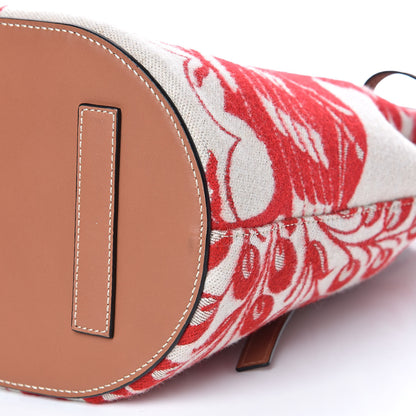 Loewe Canvas Calfskin Lazo Tiles Bucket Bag Multicolor 9 of 11