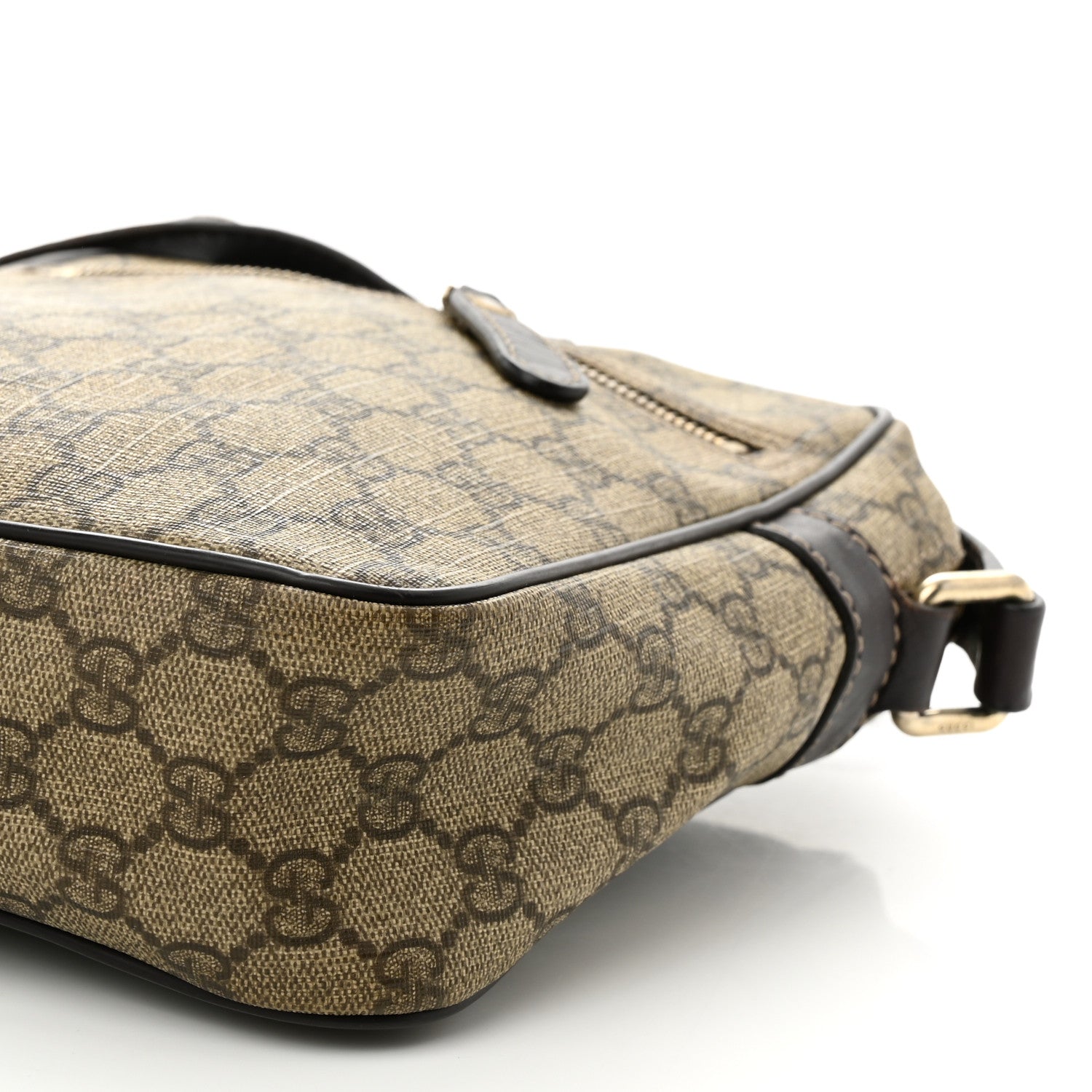 Gucci GG Plus Monogram Messenger Bag Dark Brown 10 of 11