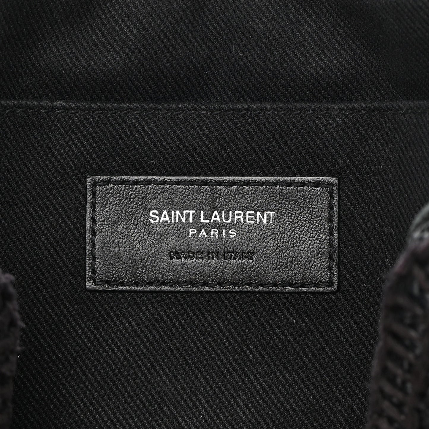 Raffia Canvas Monogram Lou Camera Bag Black