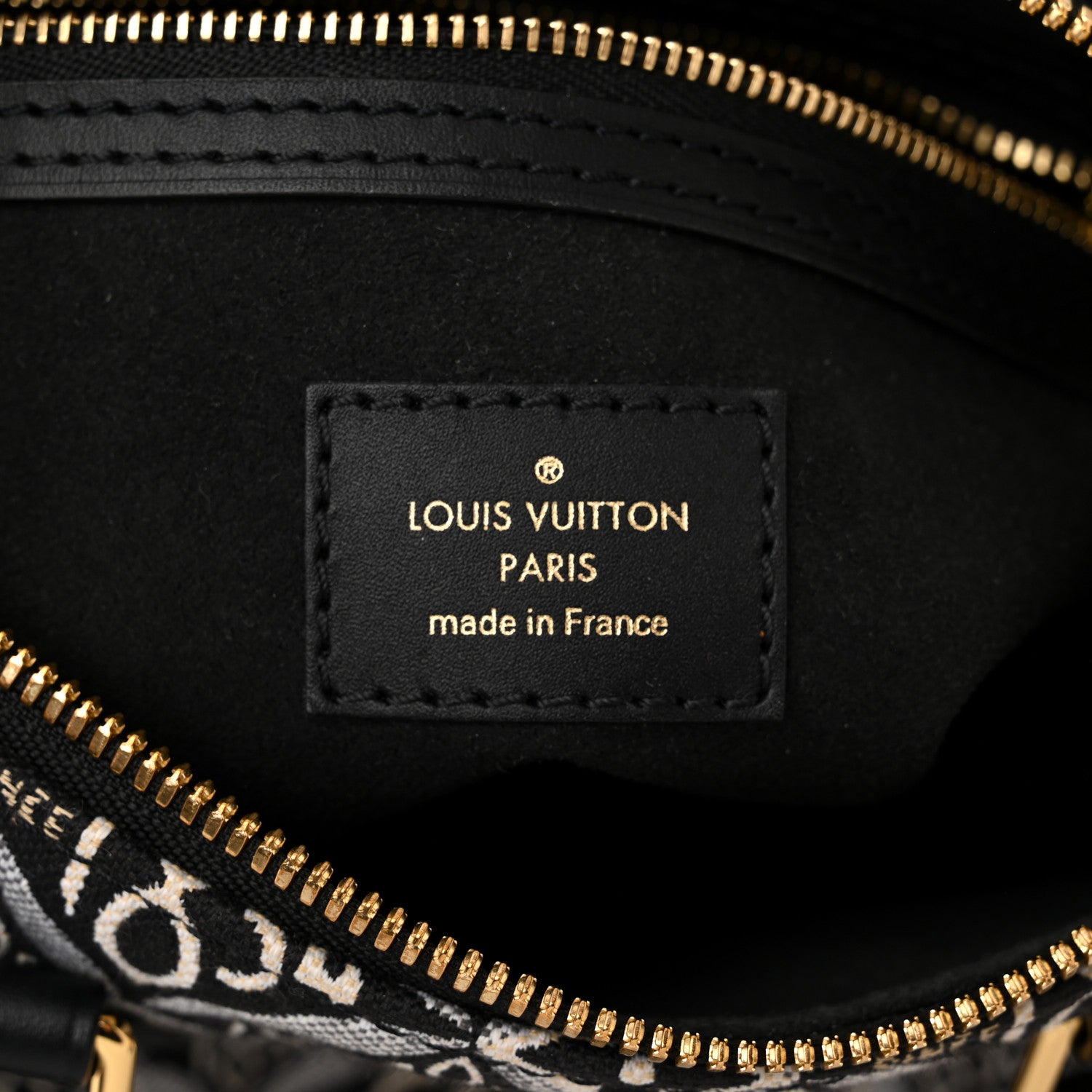 Louis Vuitton Jacquard Since 1854 Speedy Bandouliere 25 Black 6 of 10