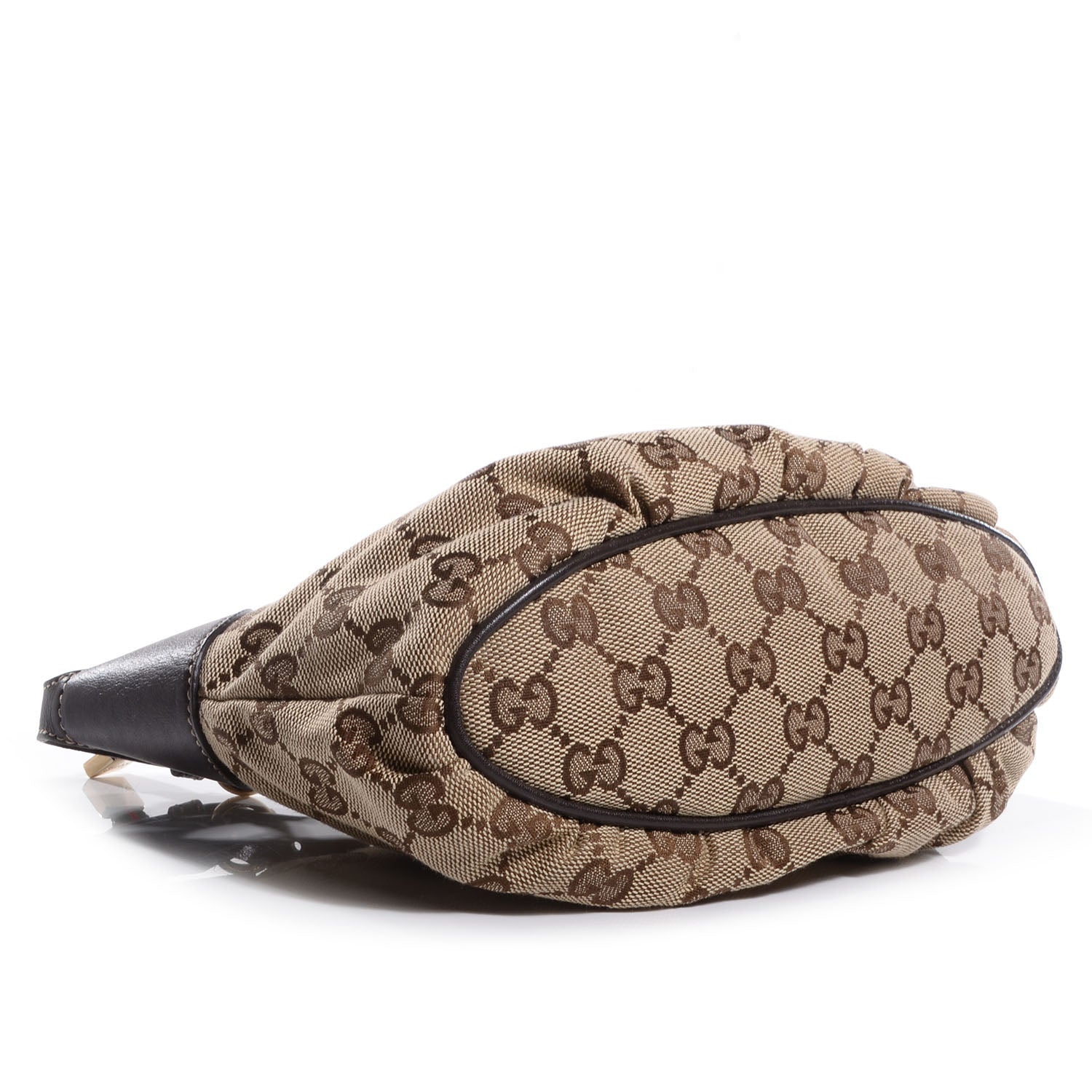 Gucci Monogram Strap Cosmetic Case Brown 4 of 7