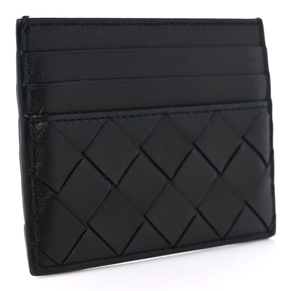 Bottega Veneta Nappa Intrecciato VN Card Case Black 3 of 8