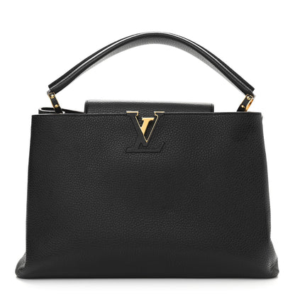 Louis Vuitton Taurillon Capucines MM Cobalt Fuchsia 1 of 11