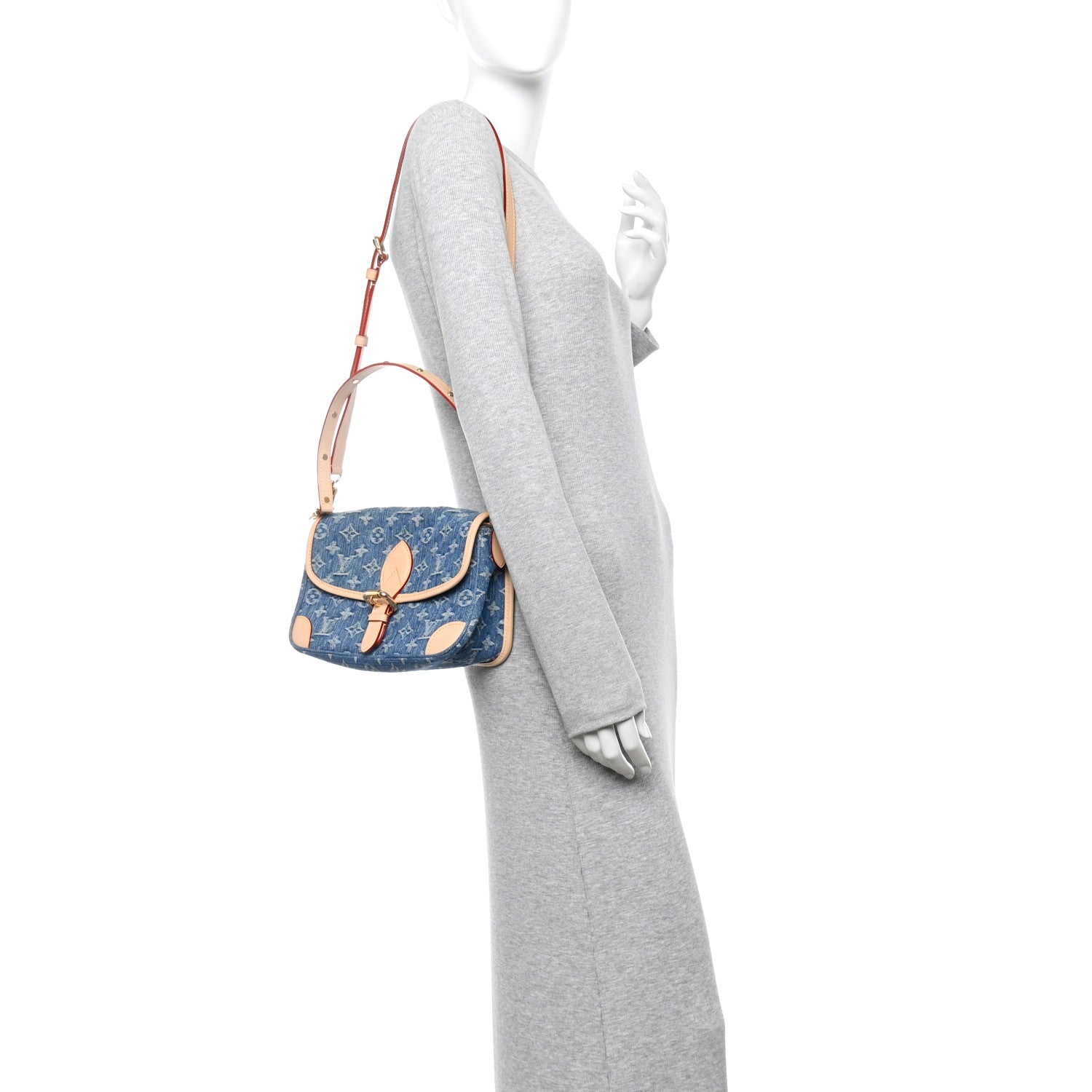 Louis Vuitton Monogram Denim Diane Blue 2 of 11