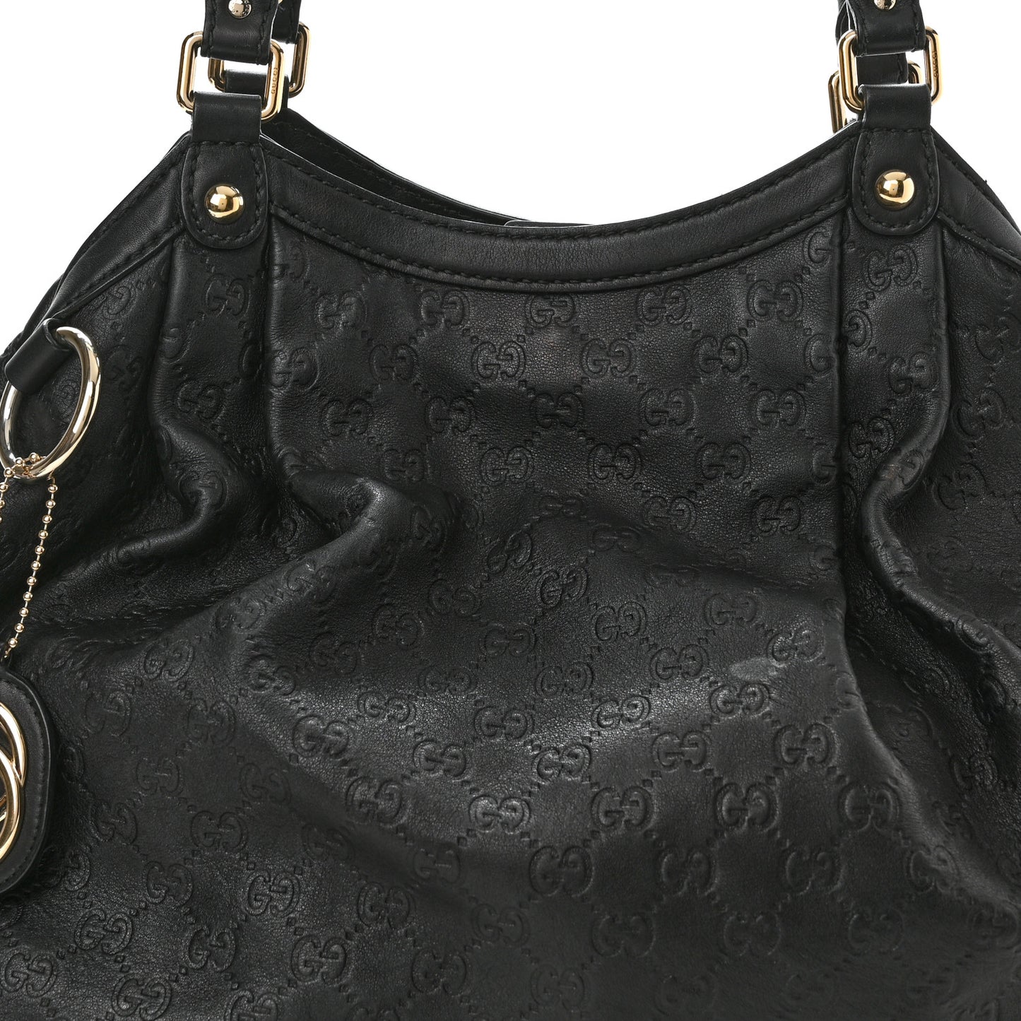 Guccissima Large Sukey Tote Black