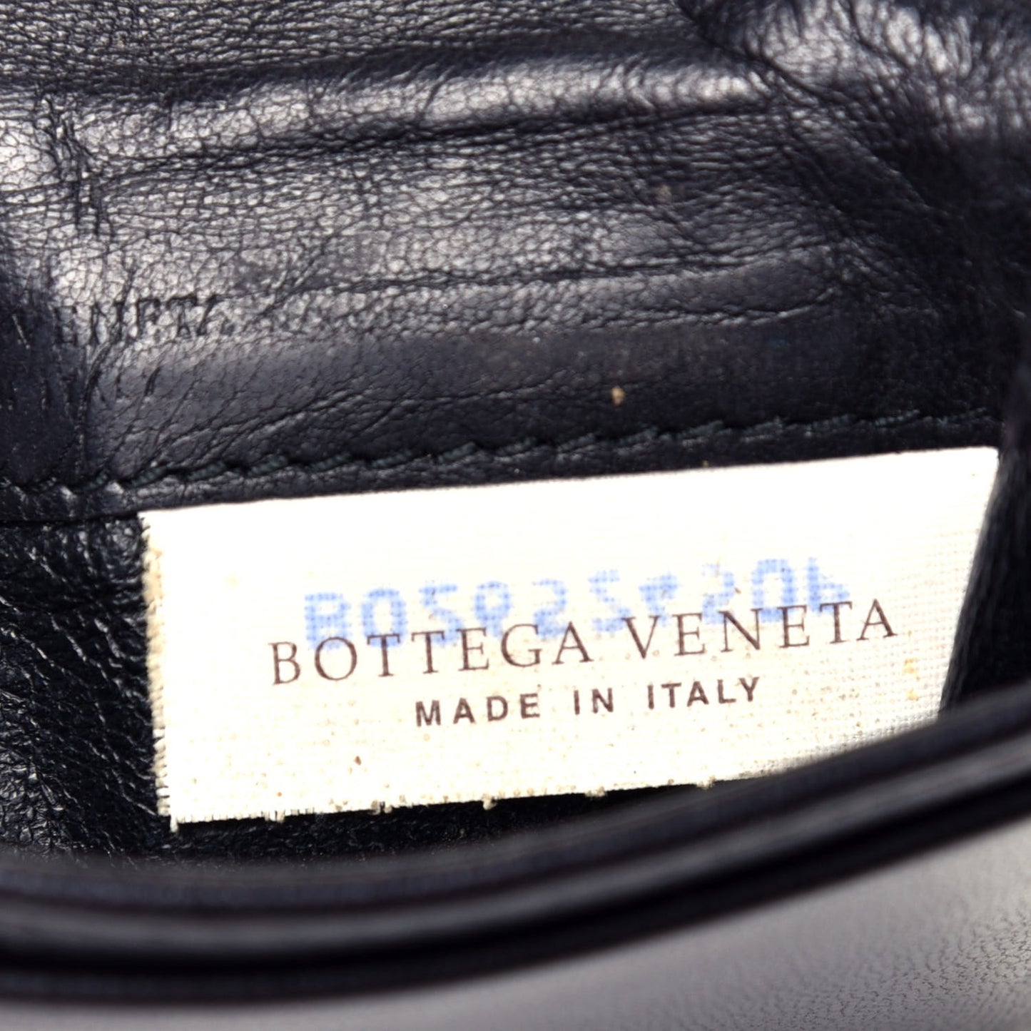 Nappa Intrecciato Card Holder Black