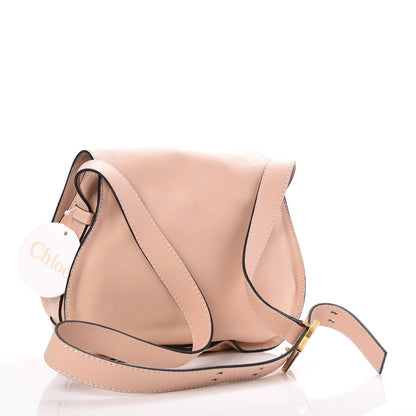 Chloe Calfskin Medium Marcie Round Crossbody Bag Blush Nude 3 of 7