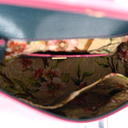 Dolce & Gabbana Dauphine Small Tricolor Miss Sicily Satchel Pink 5 of 10