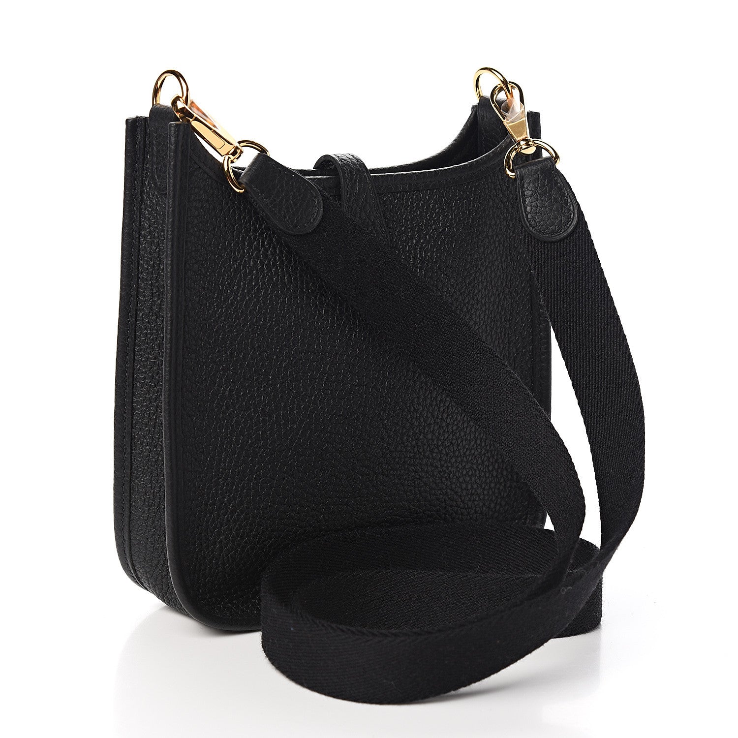 Hermes Taurillon Clemence Evelyne TPM Black 2 of 9