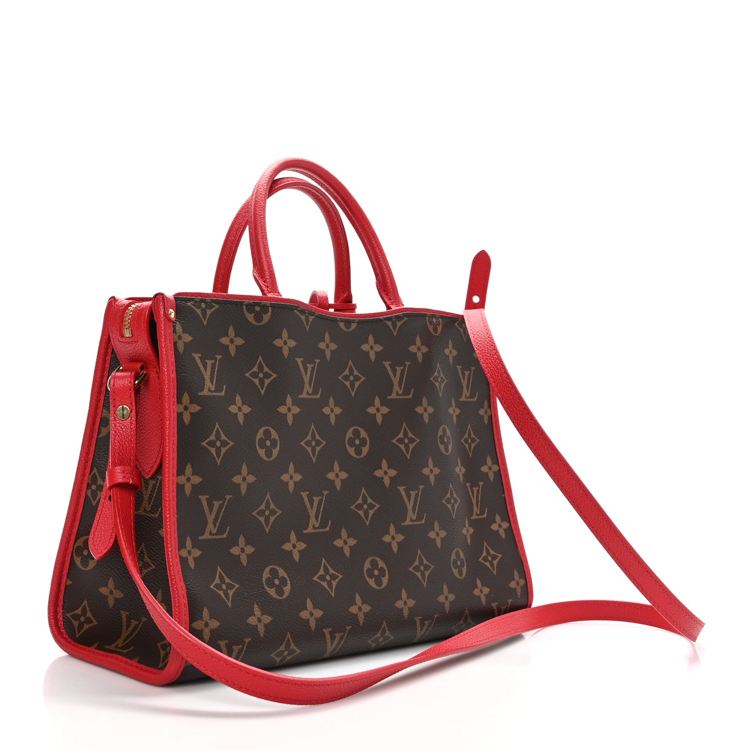 Louis Vuitton Monogram Popincourt PM Red 3 of 8