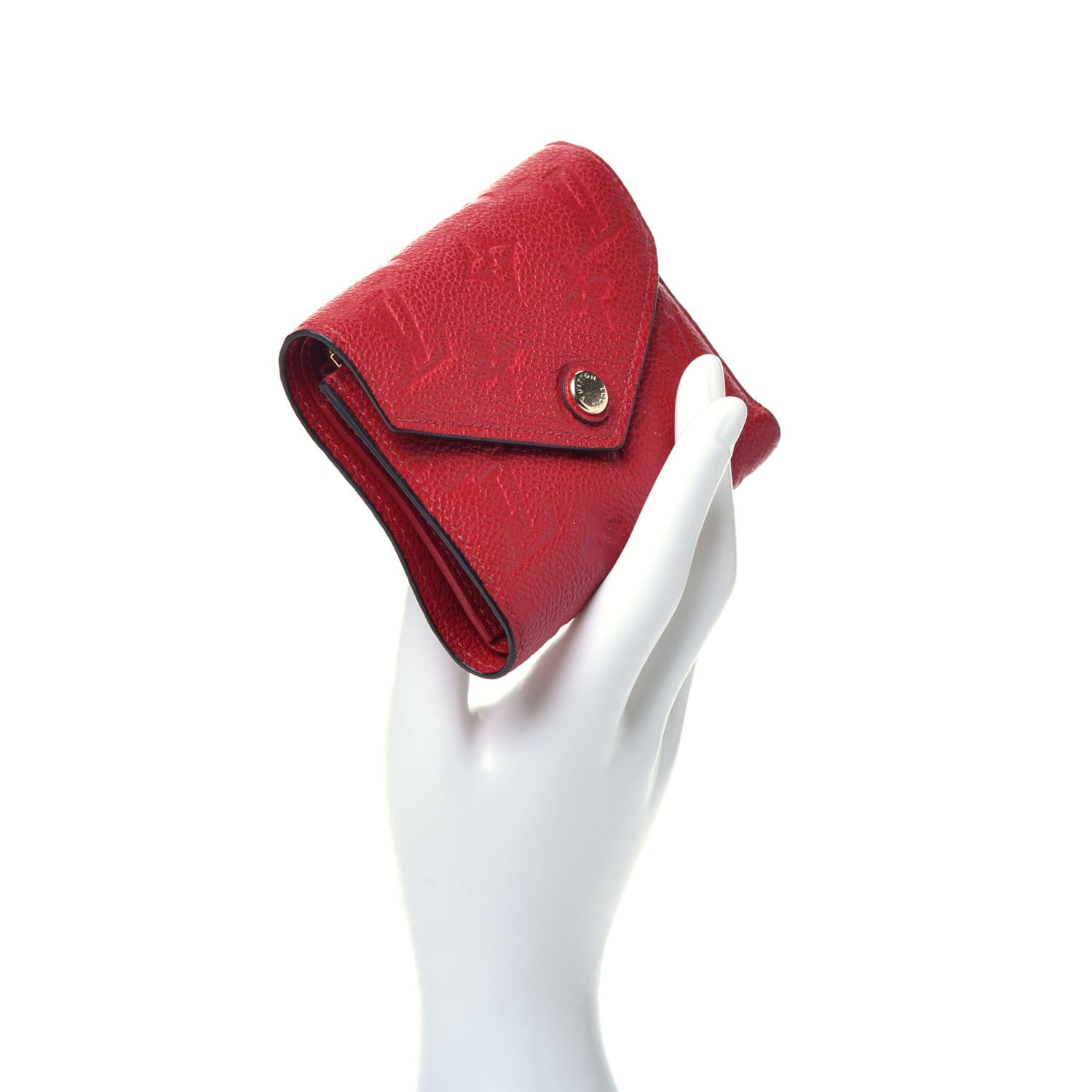 Louis Vuitton Empreinte Victorine Wallet Scarlet 2 of 7