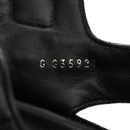 Chanel Grained Calfskin Velcro Dad Sandals 40.5 Black 8 of 12