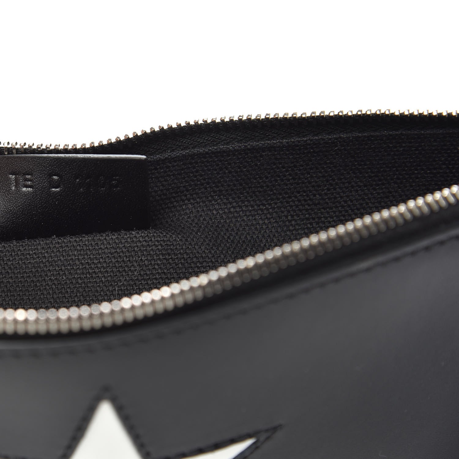 Givenchy Smooth Calfskin Medium Star Pouch Black 7 of 9