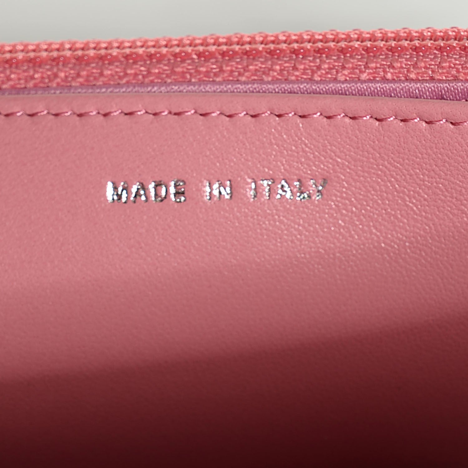 Chanel Lambskin Camellia Embossed Wallet on Chain WOC Pink 6 of 7