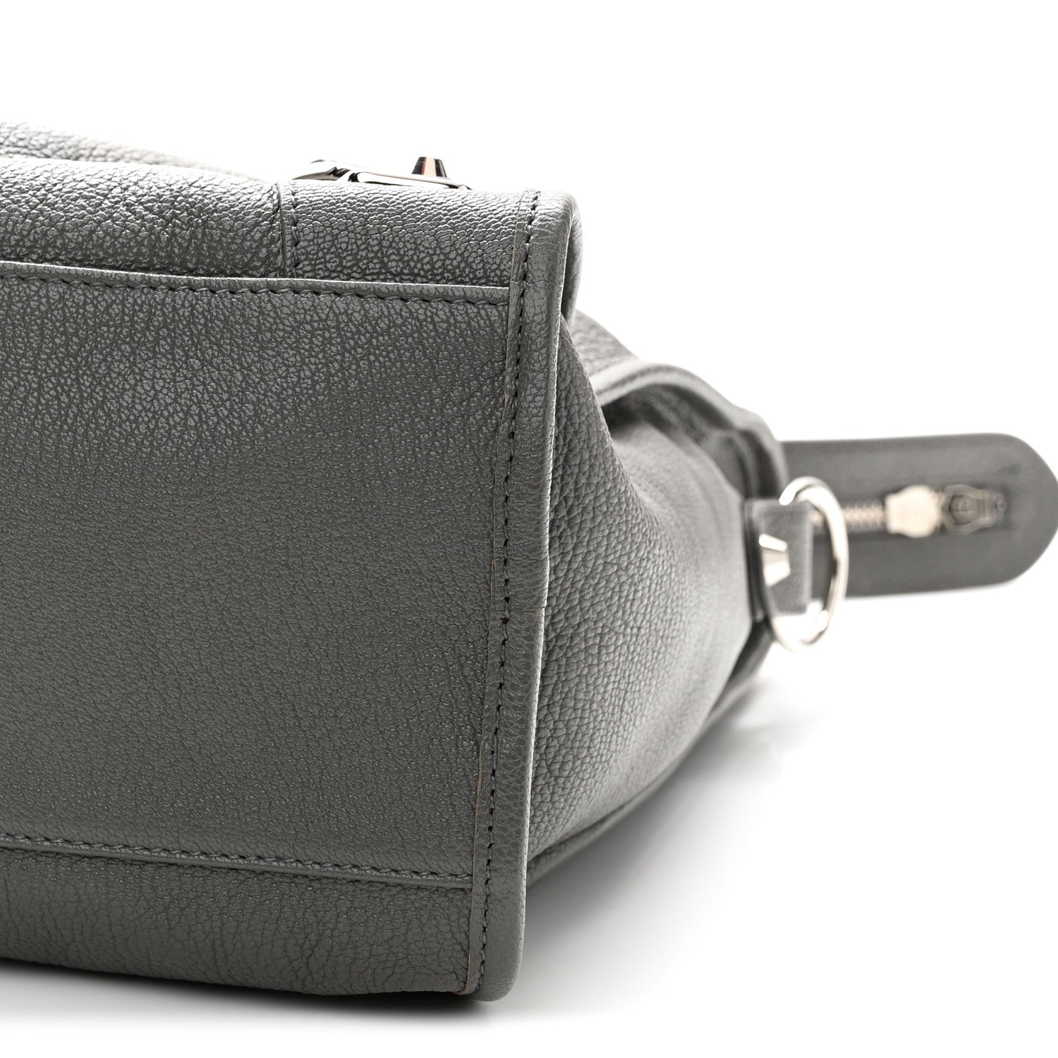 Balenciaga Chevre Silver Metallic Edge Hardware City Gris Acier 11 of 11