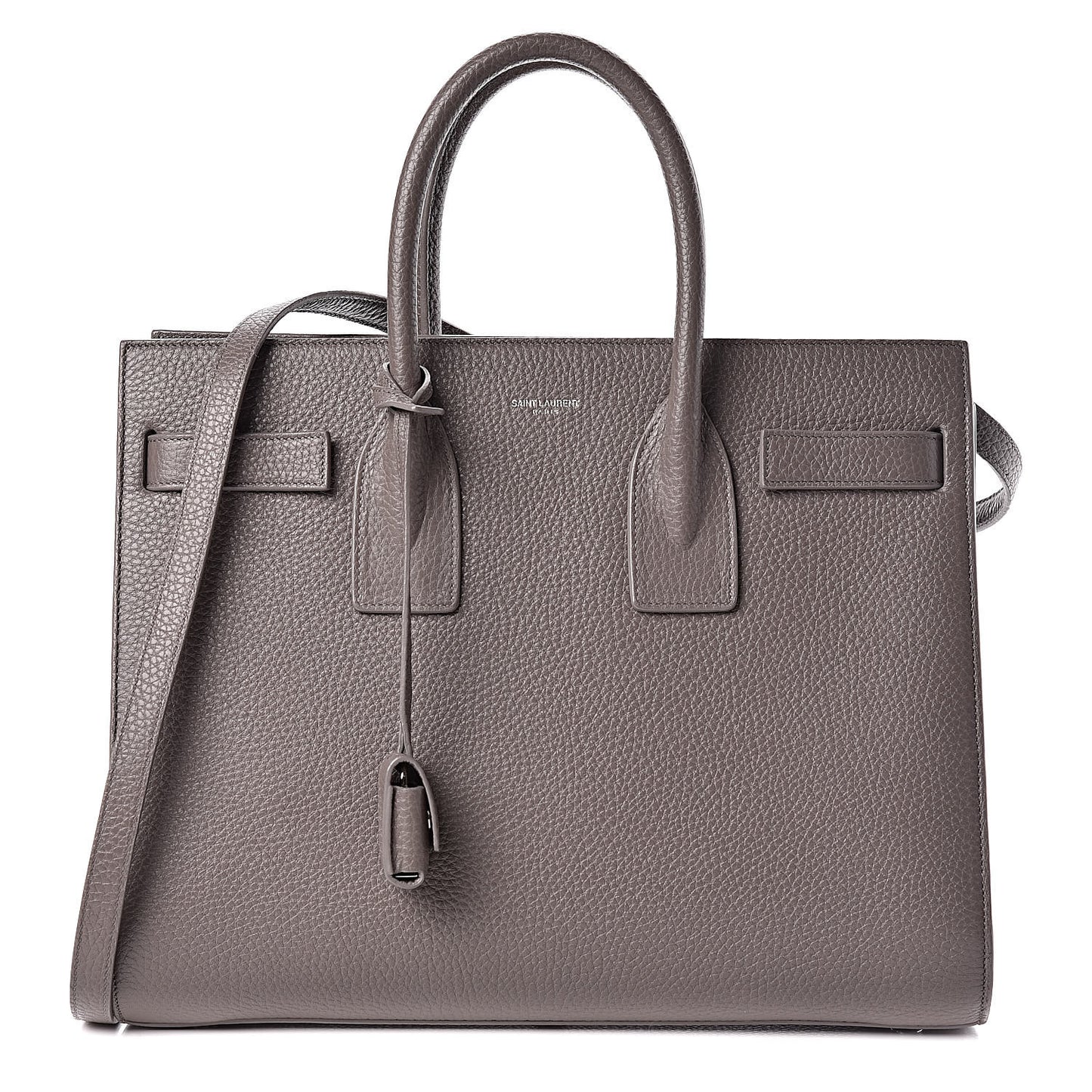 Grained Calfskin Small Sac De Jour Fog