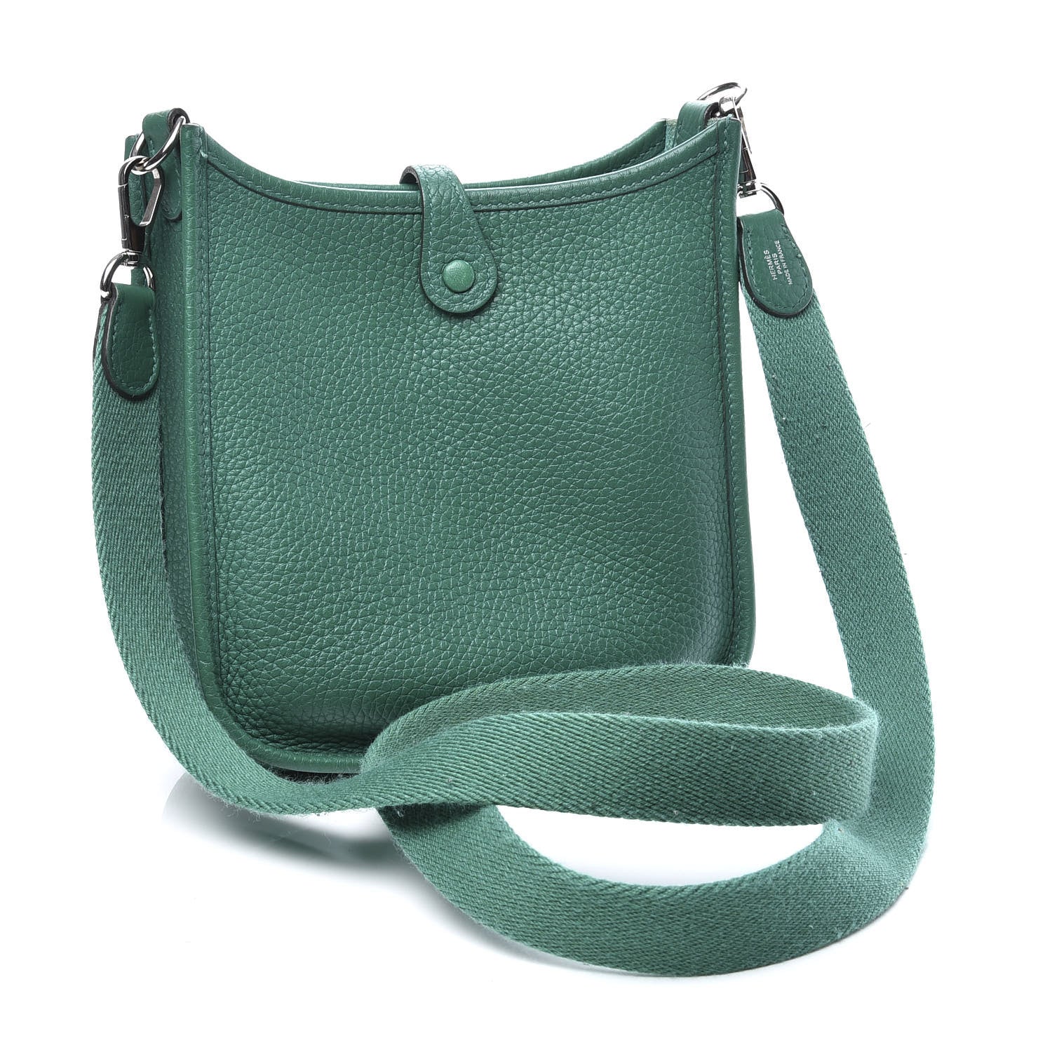 Hermes Taurillon Clemence Evelyne TPM Vert Vertigo 2 of 11