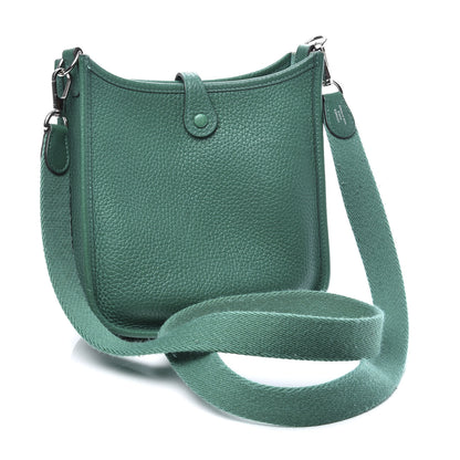 Hermes Taurillon Clemence Evelyne TPM Vert Vertigo 2 of 11
