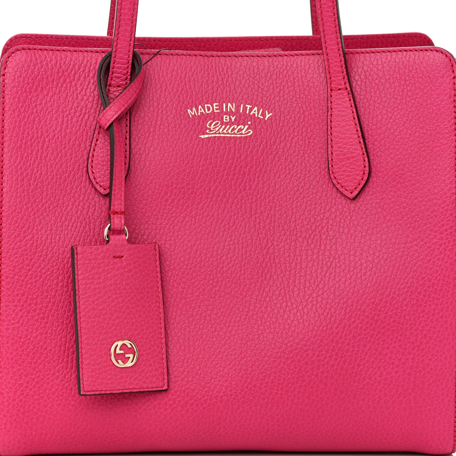 Gucci Dollar Calfskin Small Swing Tote Petal Pink 6 of 11