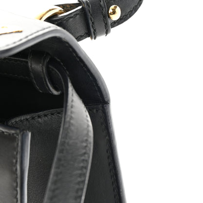 Gucci Calfskin Animal Studs Mini Sylvie Top Handle Bag Black 14 of 20