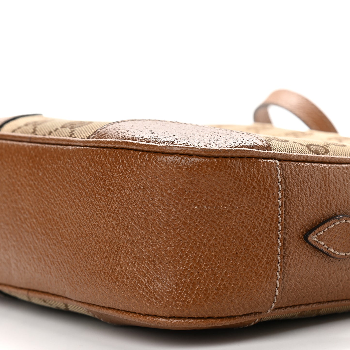 Monogram Mini Bree Messenger Bag Beige Tabacco