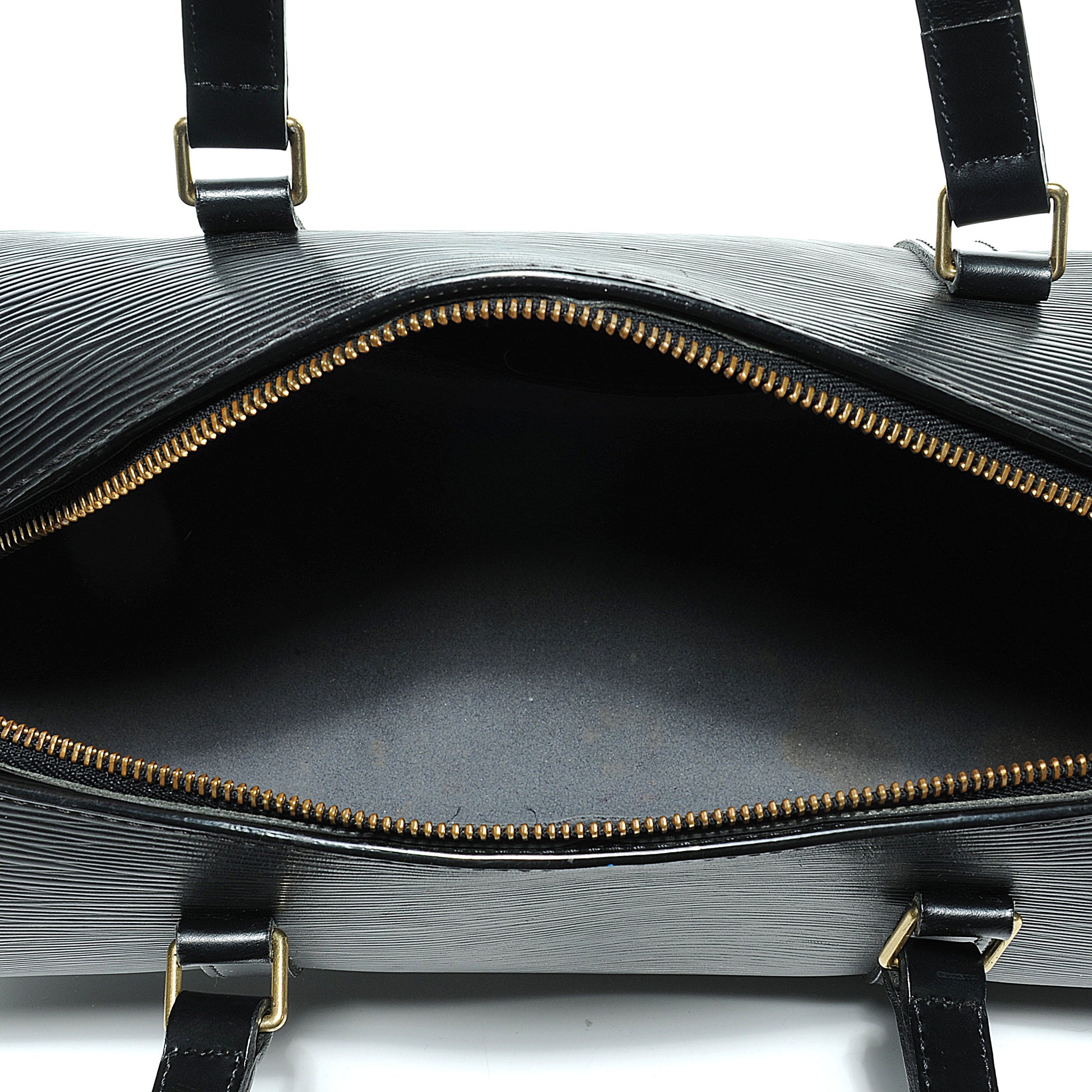 Louis Vuitton Epi Soufflot Black 7 of 9