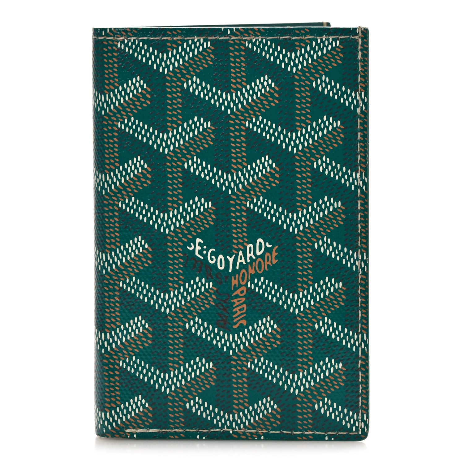 Goyard Goyardine Saint Pierre Card Holder Green 1 of 7