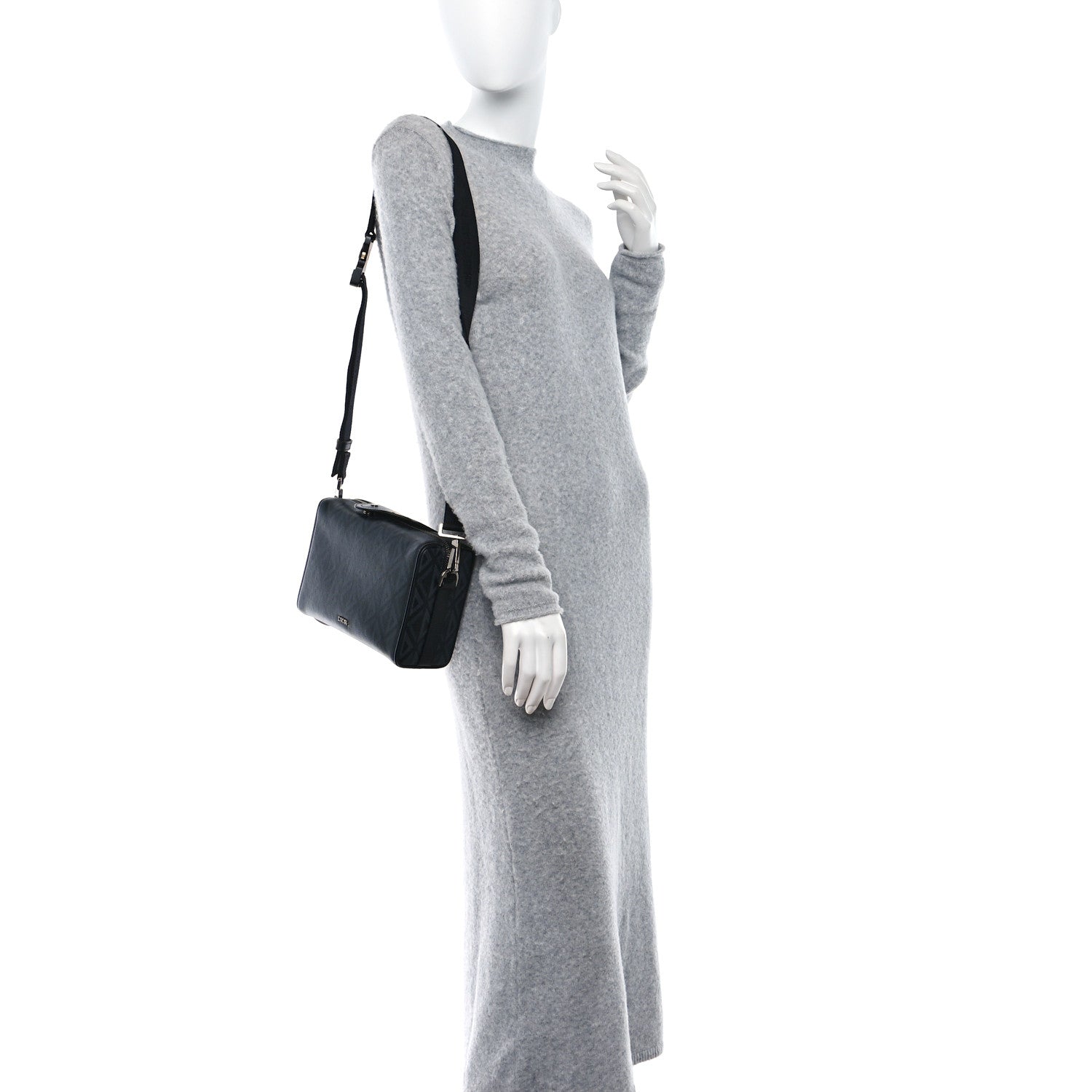 Christian Dior Canvas CD Diamond Lingot 22 Bag Black 2 of 10