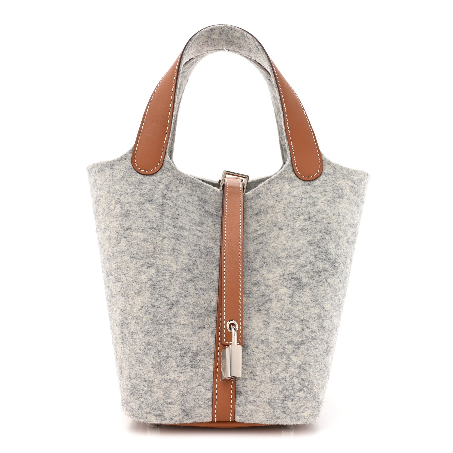 Hermes Feutre Swift Picotin Lock 18 PM Gris Clair Gold 1 of 11