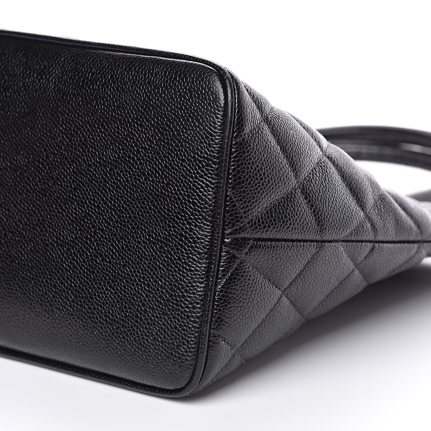 Chanel Caviar Quilted Medallion Tote Black 10 of 12