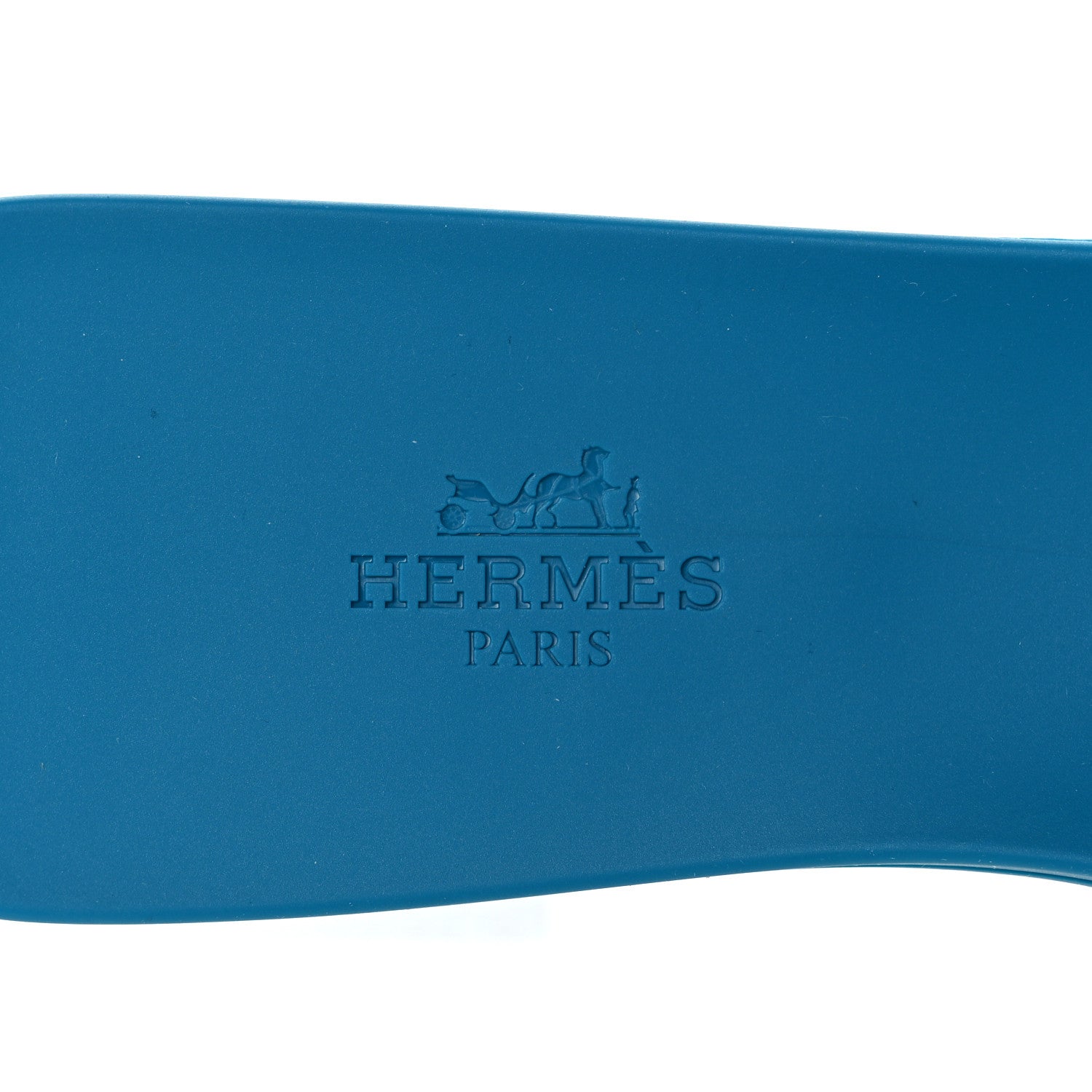 Hermes Rubber Aloha Sandals 38 Bleu Vif 7 of 8