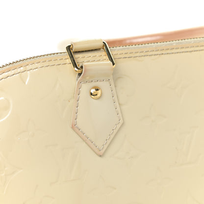 Louis Vuitton Vernis Alma GM Blanc Corail 13 of 21