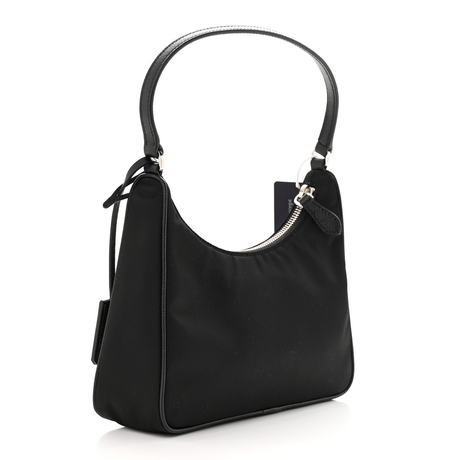 Prada Tessuto Nylon Saffiano Mini Re-Edition 2005 Bag Black 3 of 11
