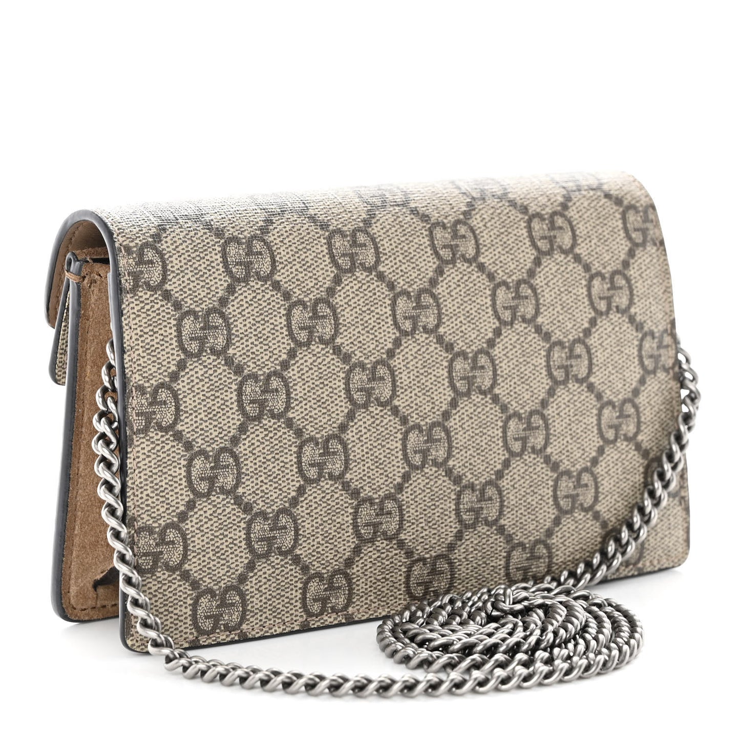 GG Supreme Monogram Super Mini Dionysus Shoulder Bag Taupe