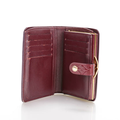 Louis Vuitton Vernis French Purse Wallet Rouge Fauviste 9 of 12