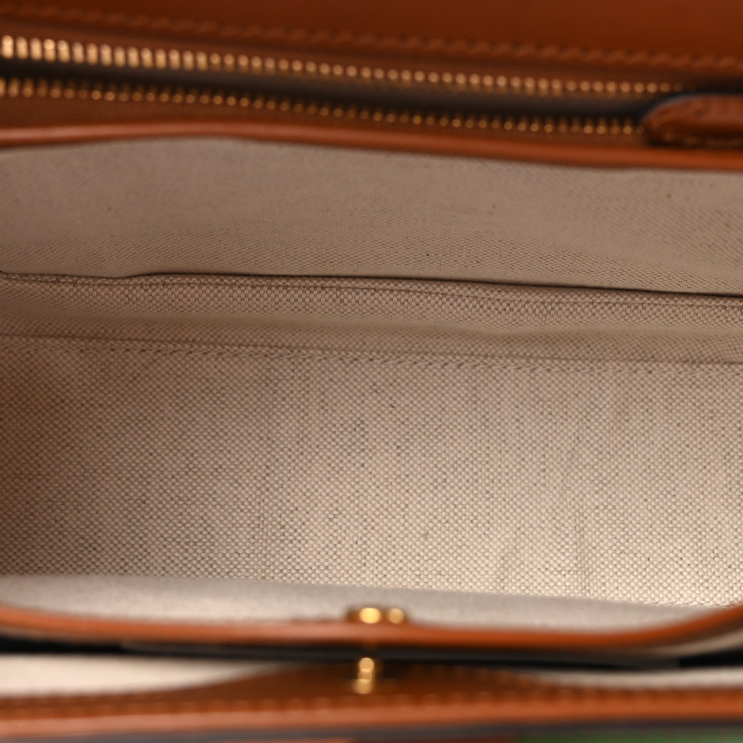 Gucci Calfskin Geometric Print Medium Bamboo 1947 Top Handle Bag Brown 5 of 9