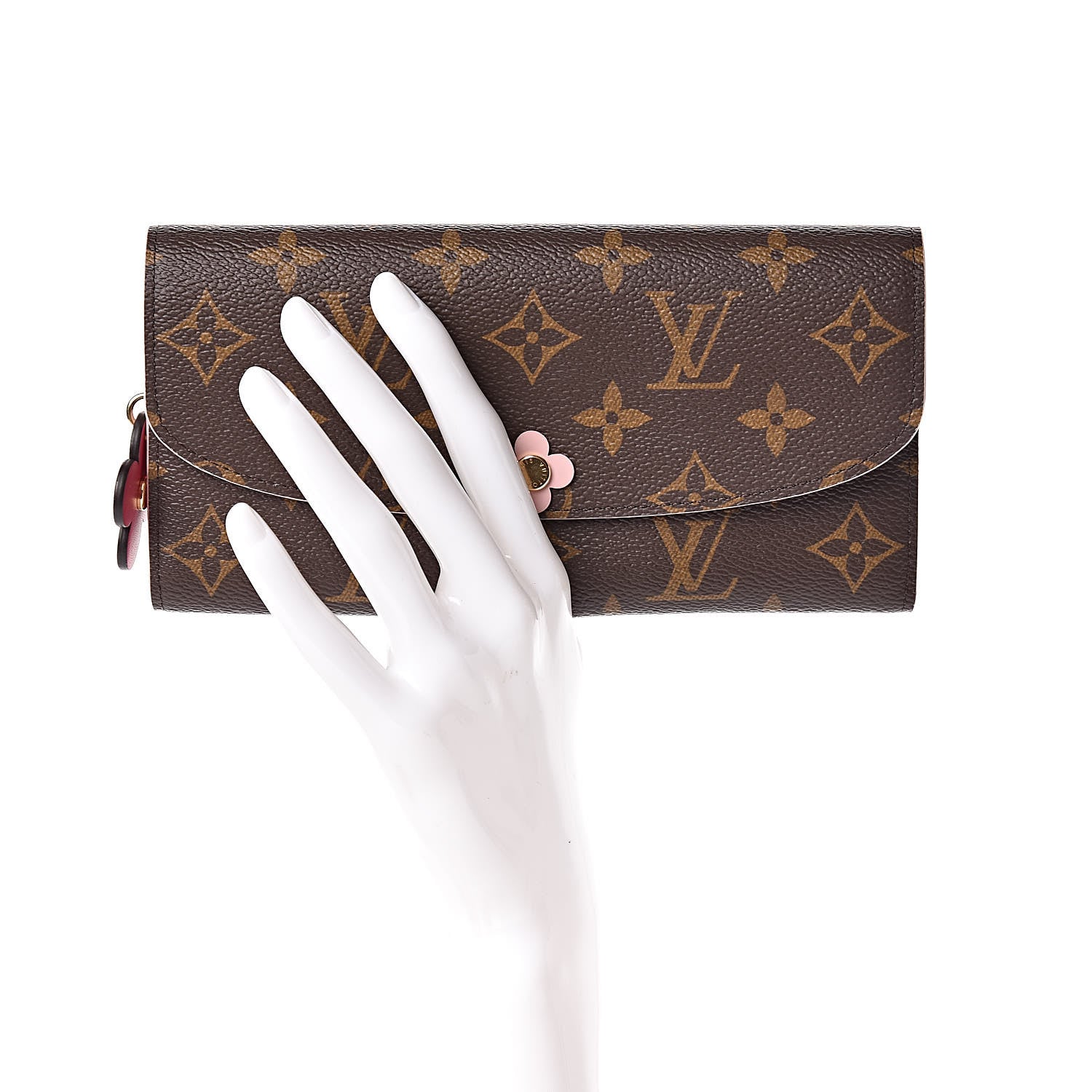 Louis Vuitton Monogram Bloom Flower Emilie Wallet 2 of 7