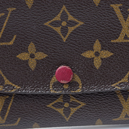 Louis Vuitton Monogram Emilie Wallet Fuchsia 13 of 14