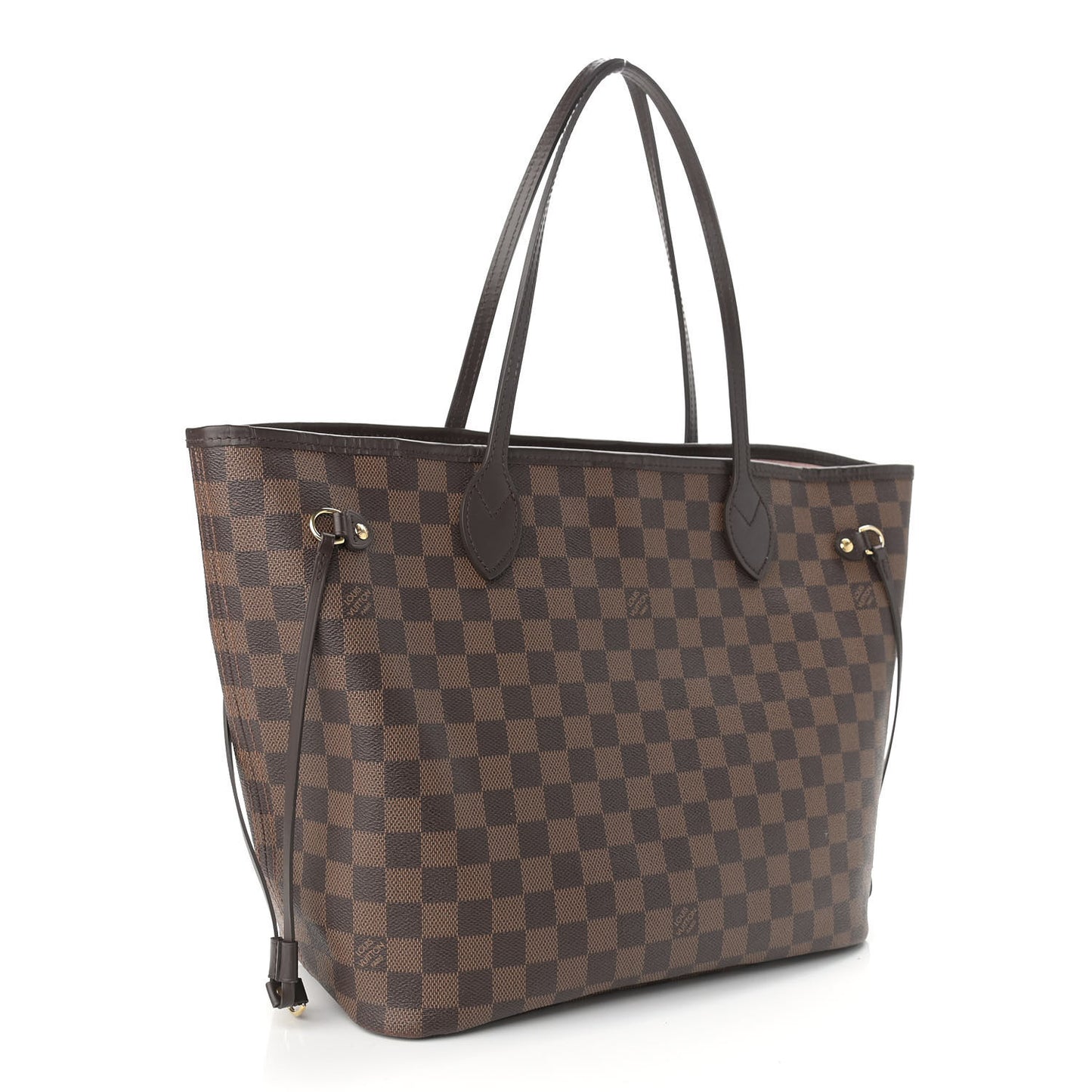 Damier Ebene Neo Neverfull MM Rose Ballerine
