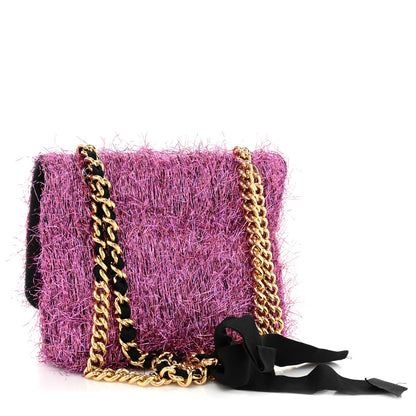 Lanvin Lurex Mini Happy Pop Crossbody Rose Fluo 3 of 8