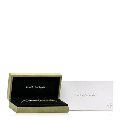Van Cleef & Arpels 18K Yellow Gold Black Onyx 5 Motifs Vintage Alhambra Bracelet 5 of 5