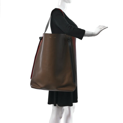 Celine Shiny Smooth Calfskin Twisted Cabas Camel Tan 3 of 14